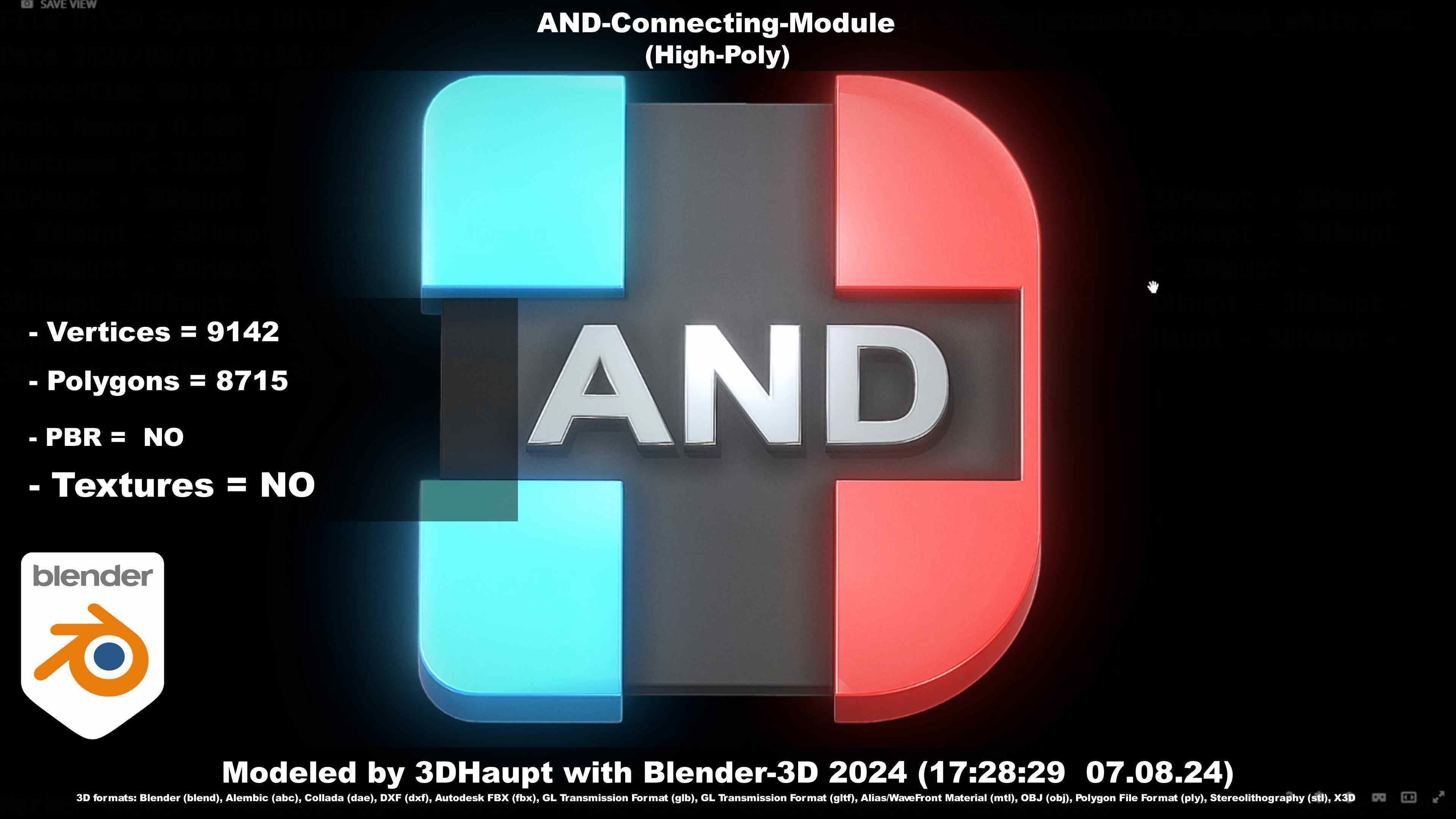 AND-Connecting-Module 3D model_63