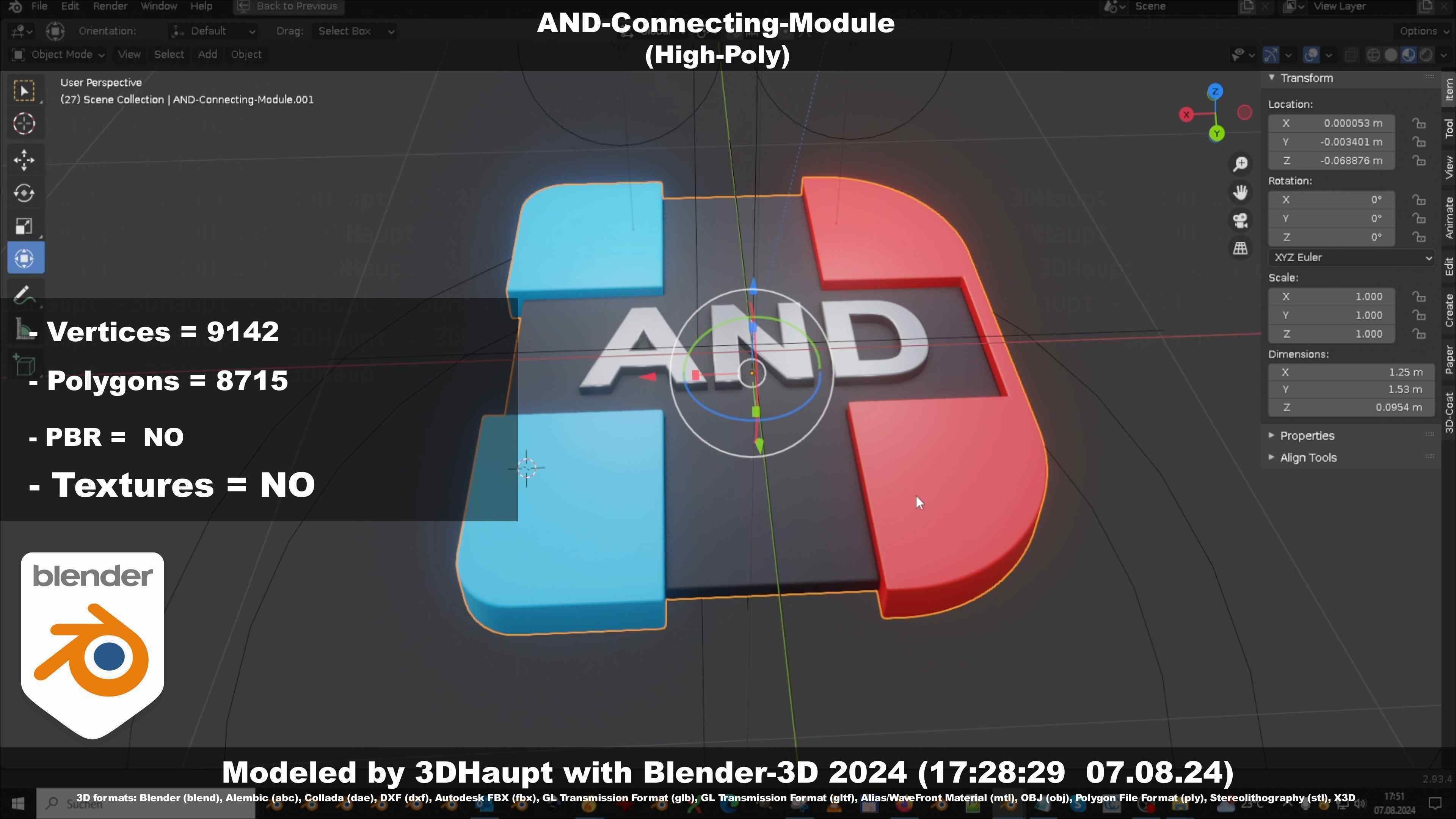 AND-Connecting-Module 3D model_57