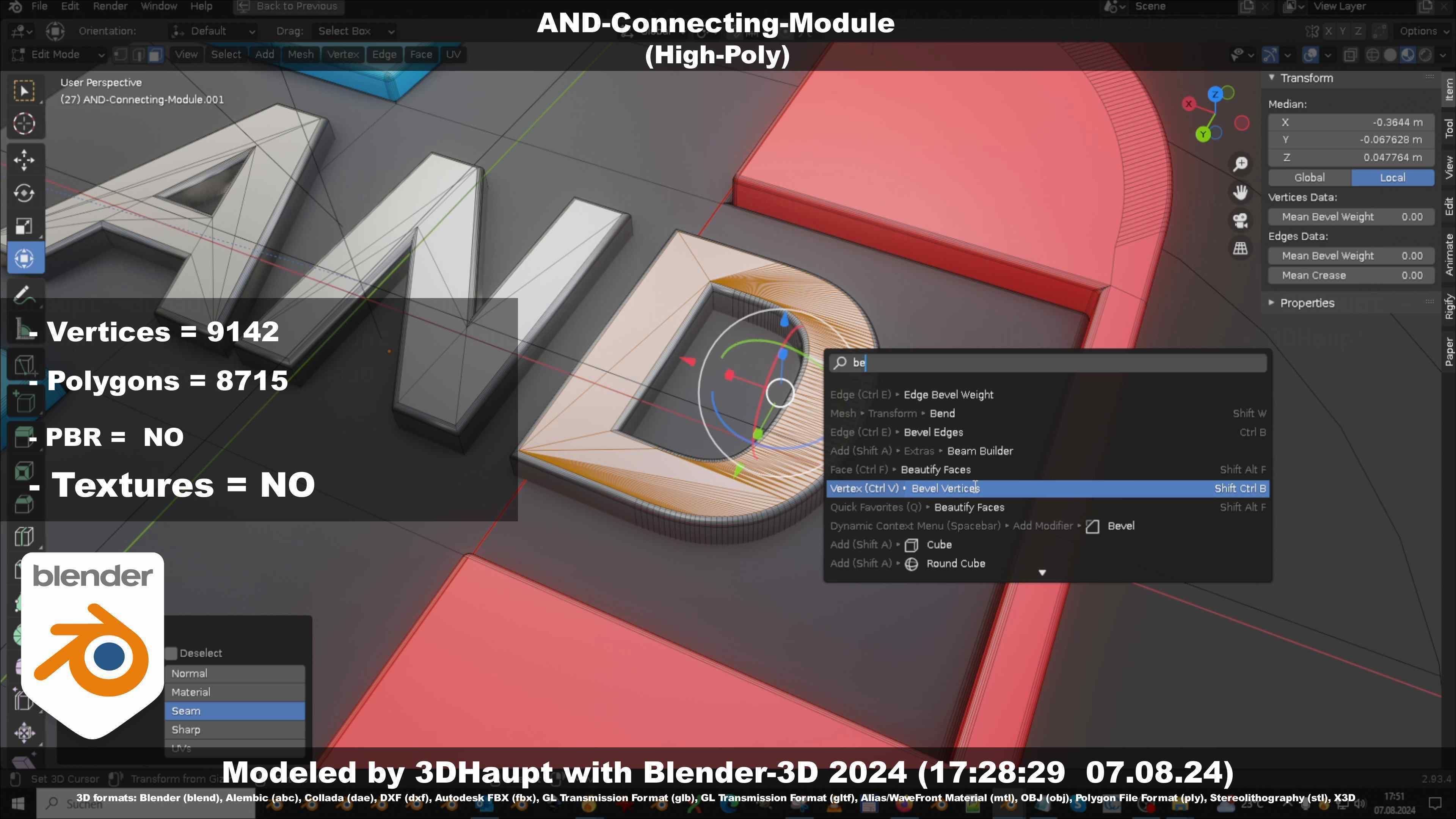 AND-Connecting-Module 3D model_88