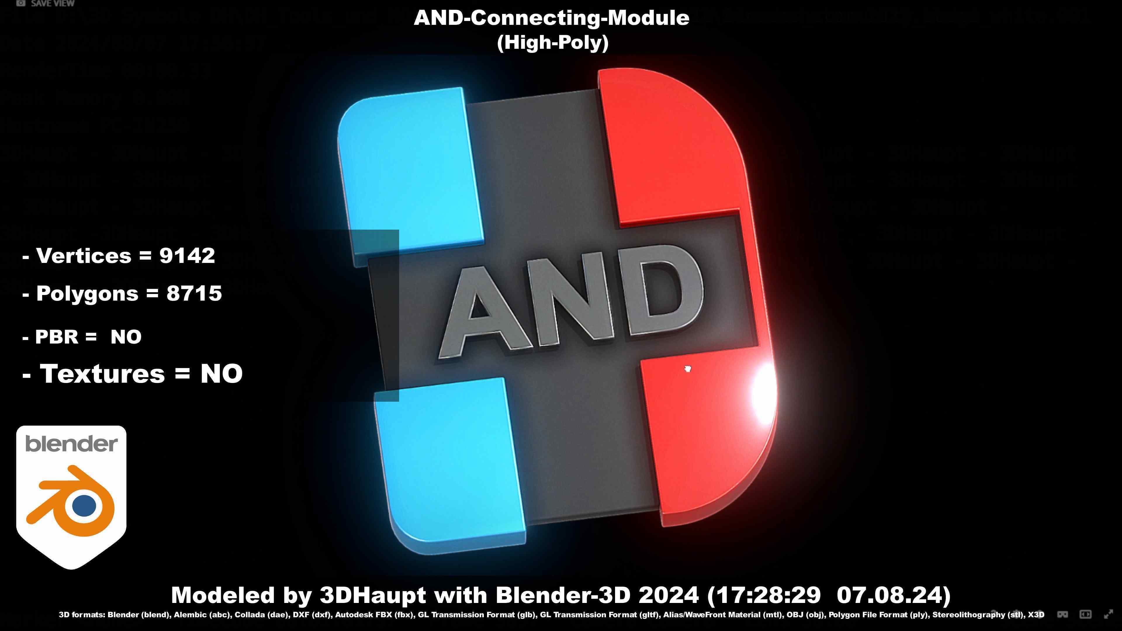 AND-Connecting-Module 3D model_113