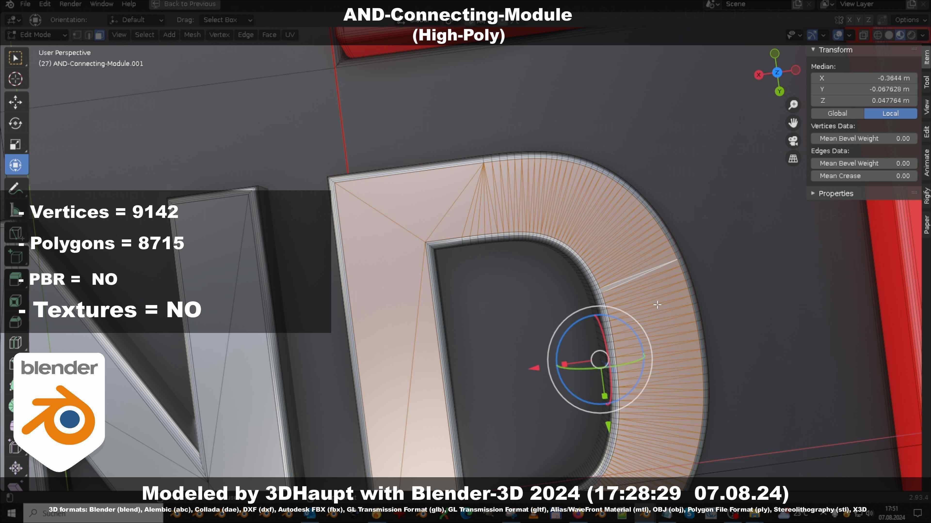 AND-Connecting-Module 3D model_7