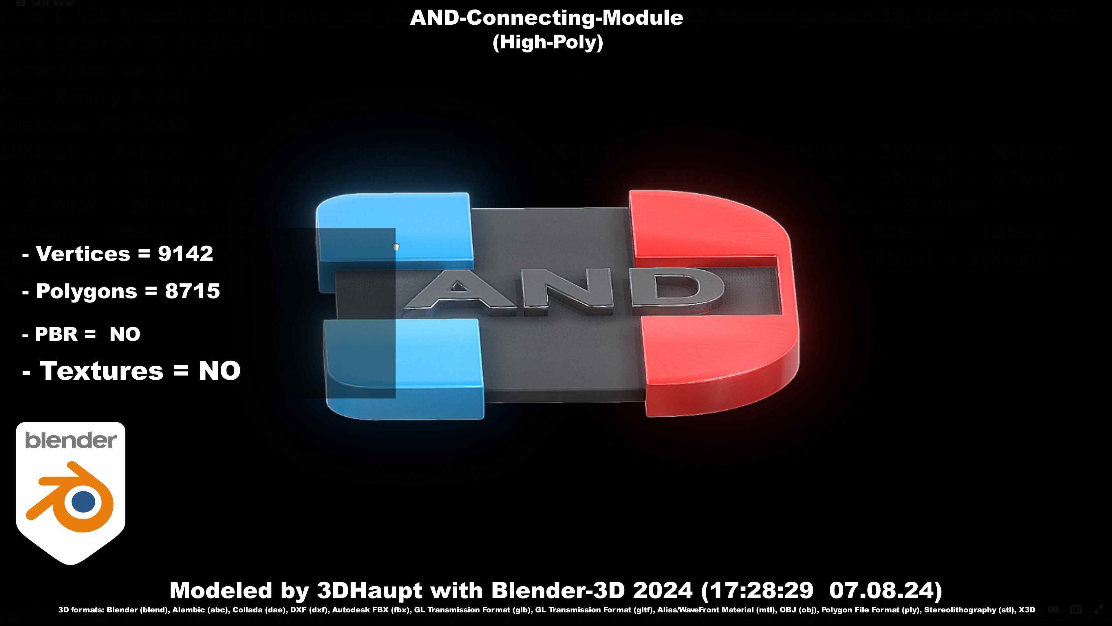 AND-Connecting-Module 3D model_68