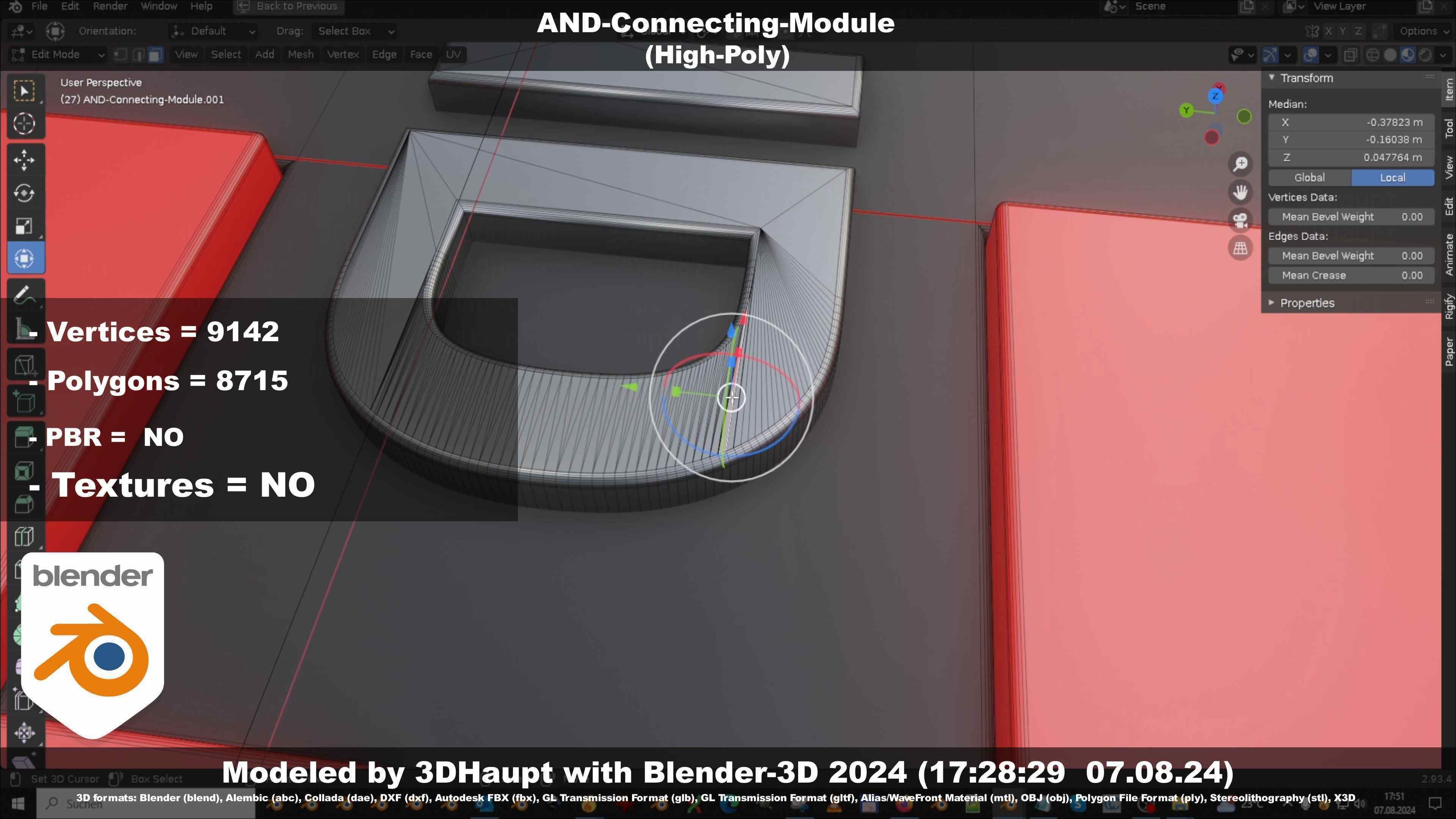 AND-Connecting-Module 3D model_56