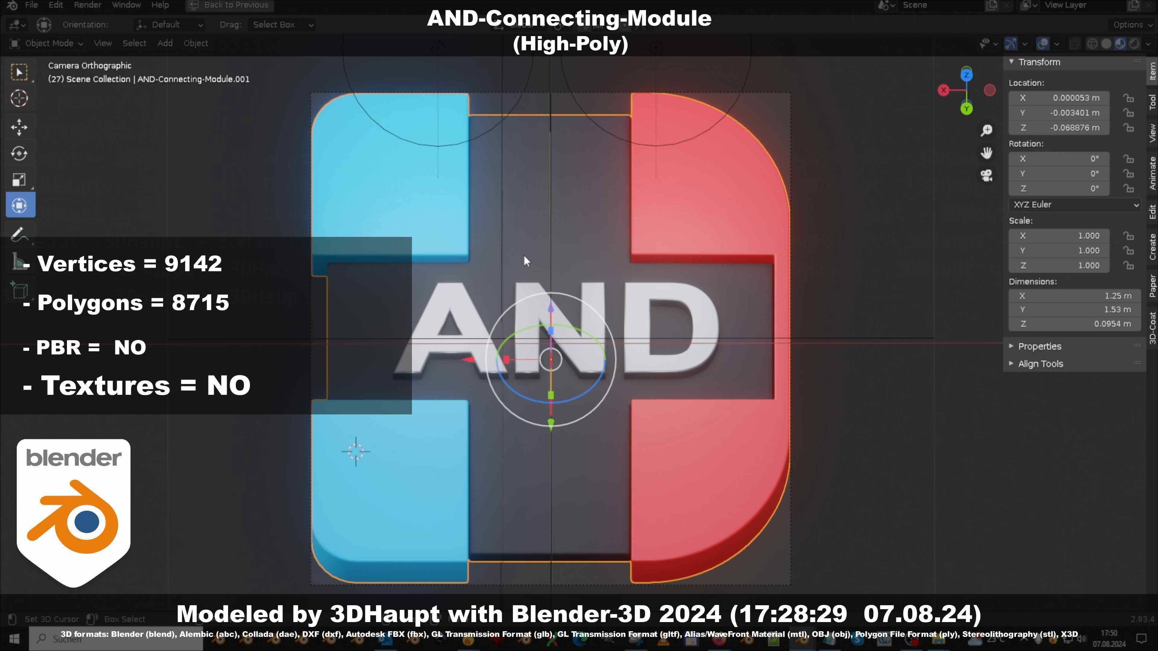AND-Connecting-Module 3D model_36