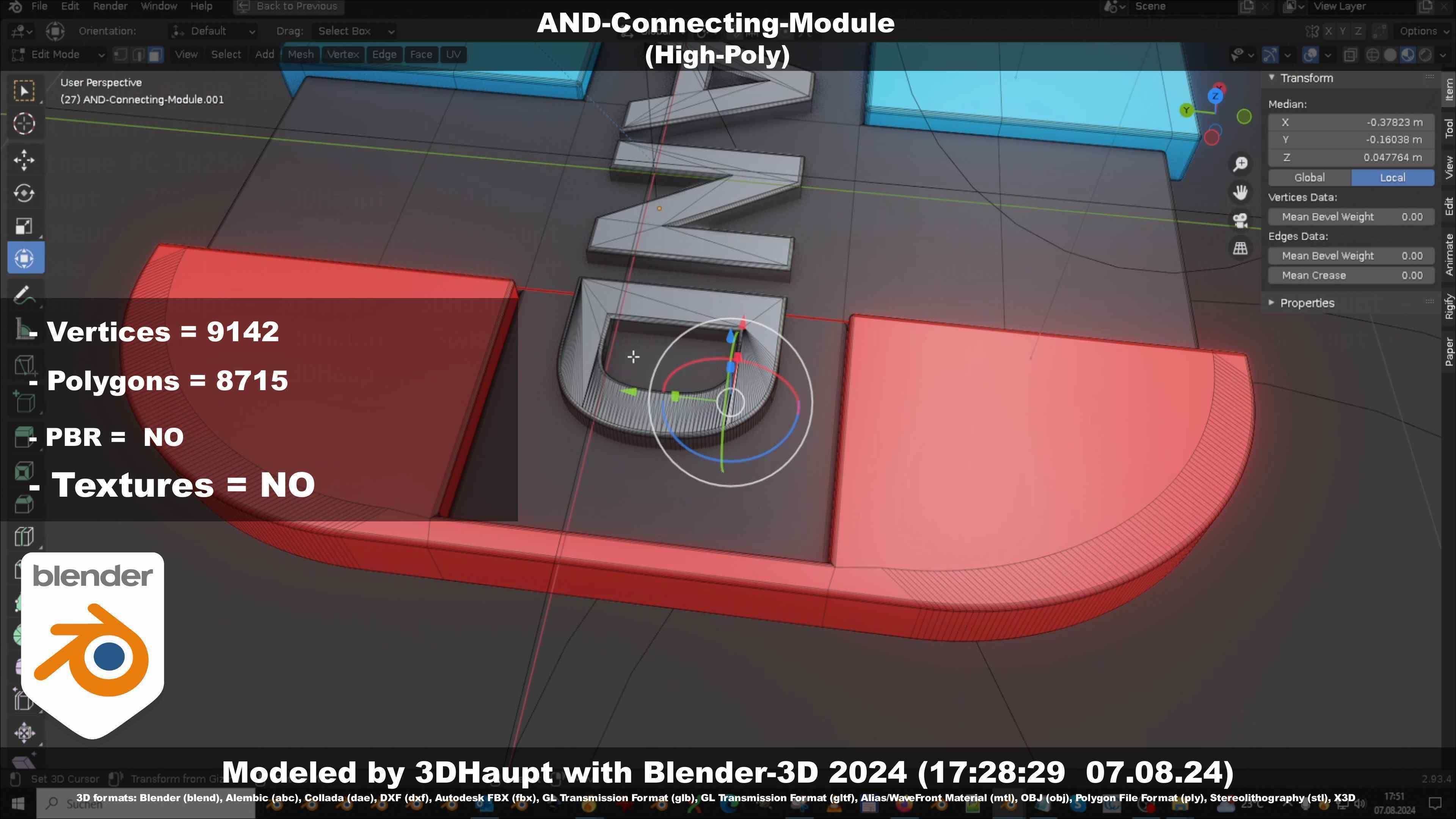 AND-Connecting-Module 3D model_41