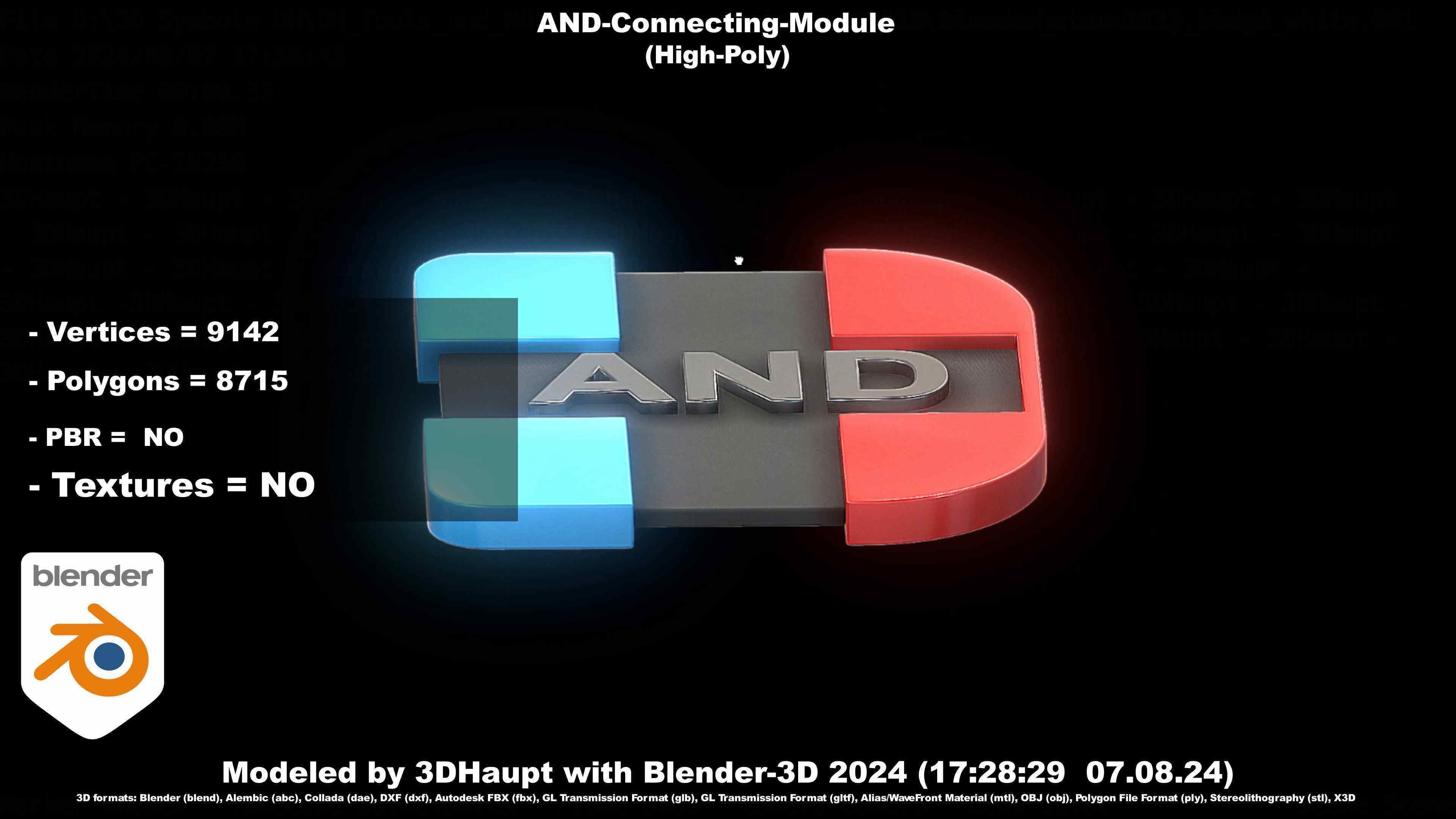 AND-Connecting-Module 3D model_110