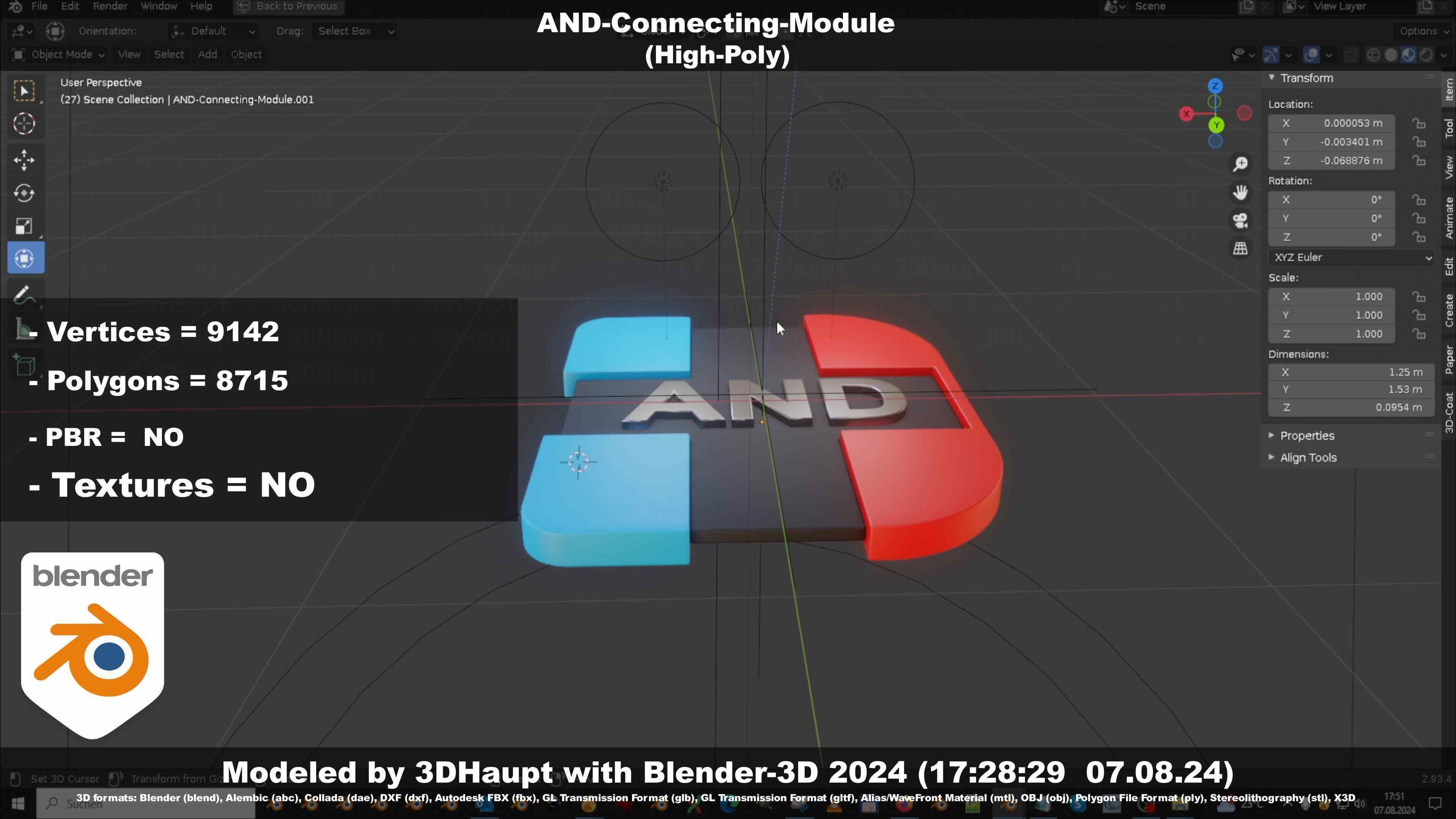 AND-Connecting-Module 3D model_61
