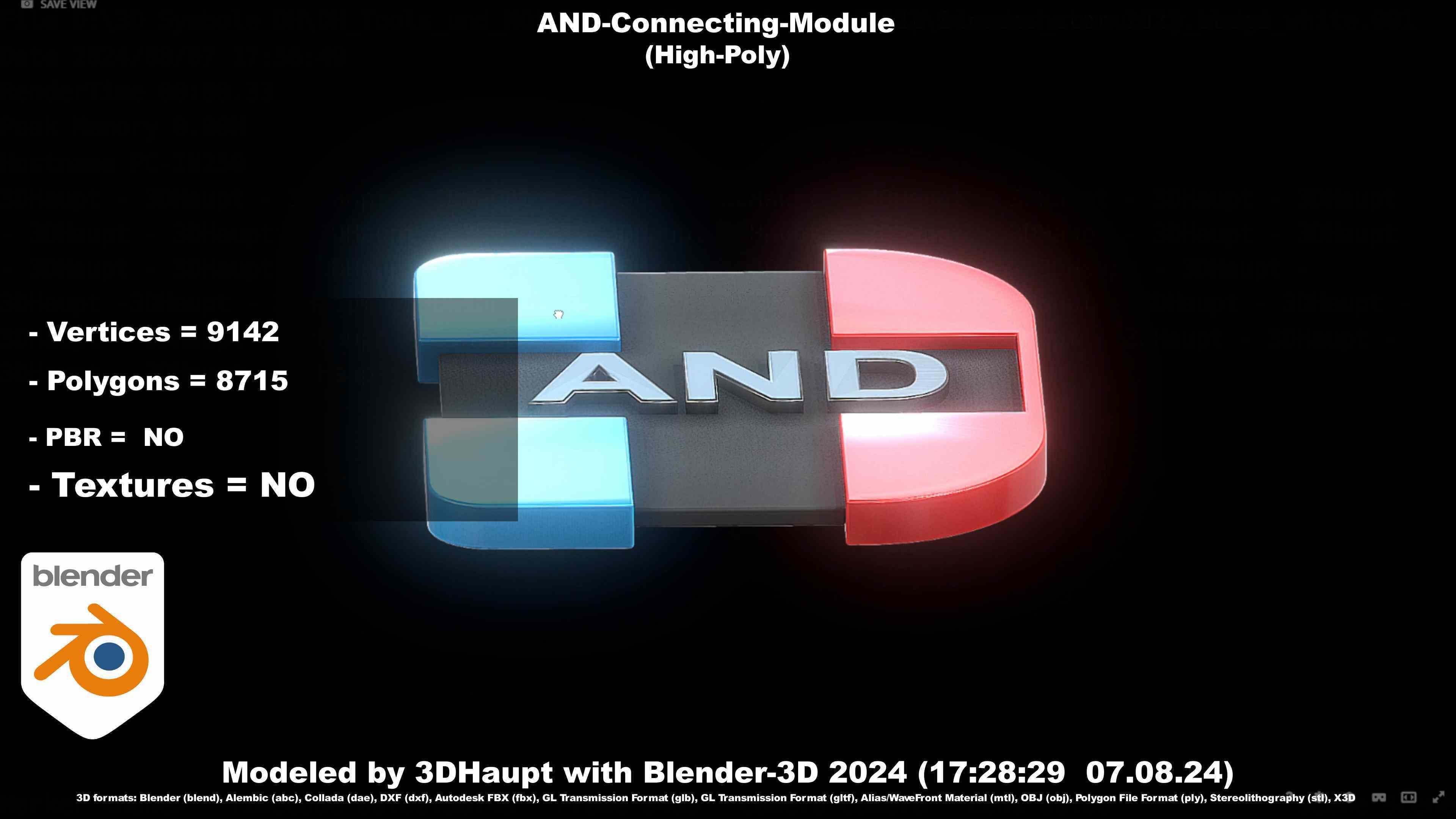 AND-Connecting-Module 3D model_23