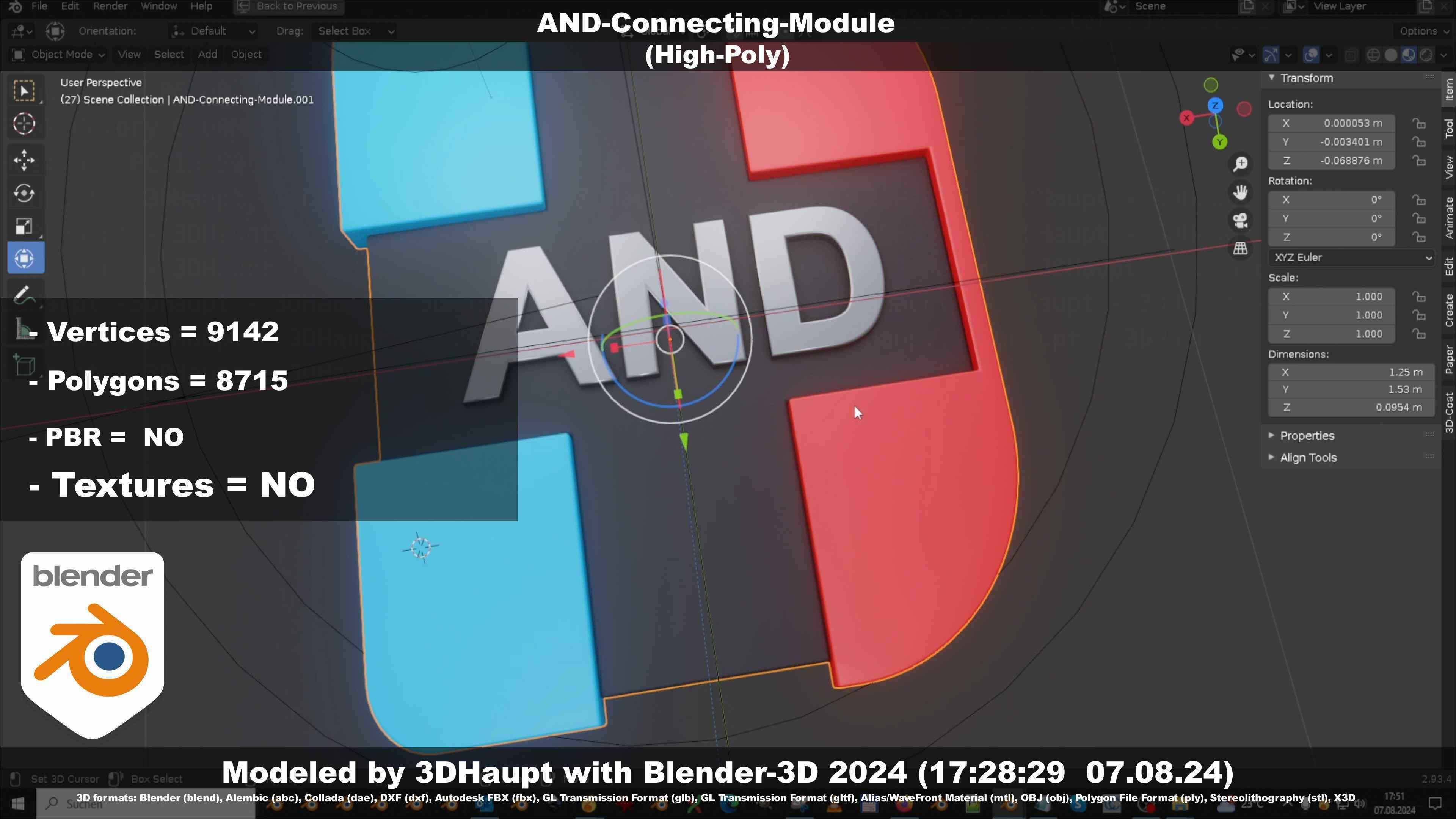 AND-Connecting-Module 3D model_83