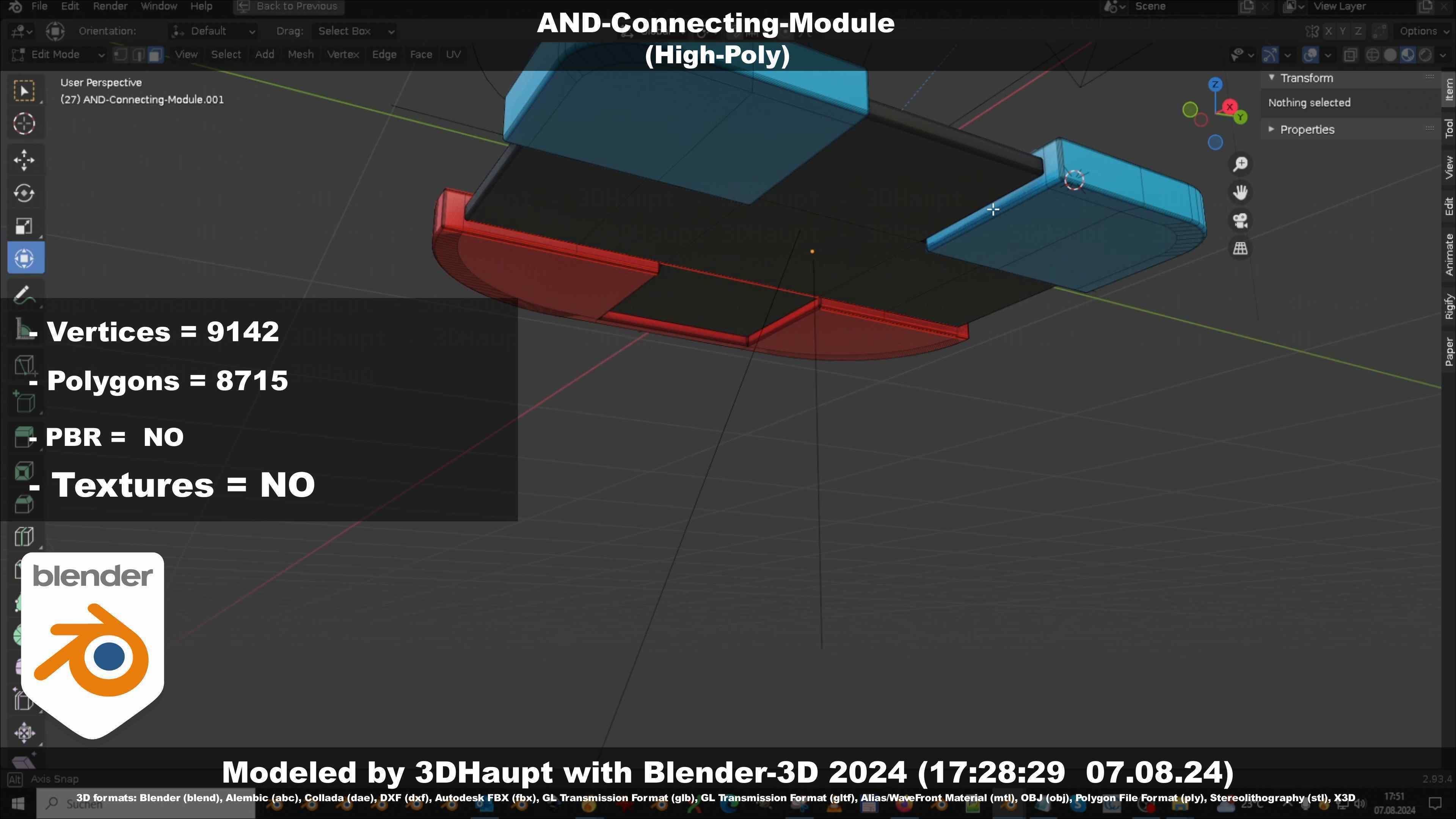 AND-Connecting-Module 3D model_55