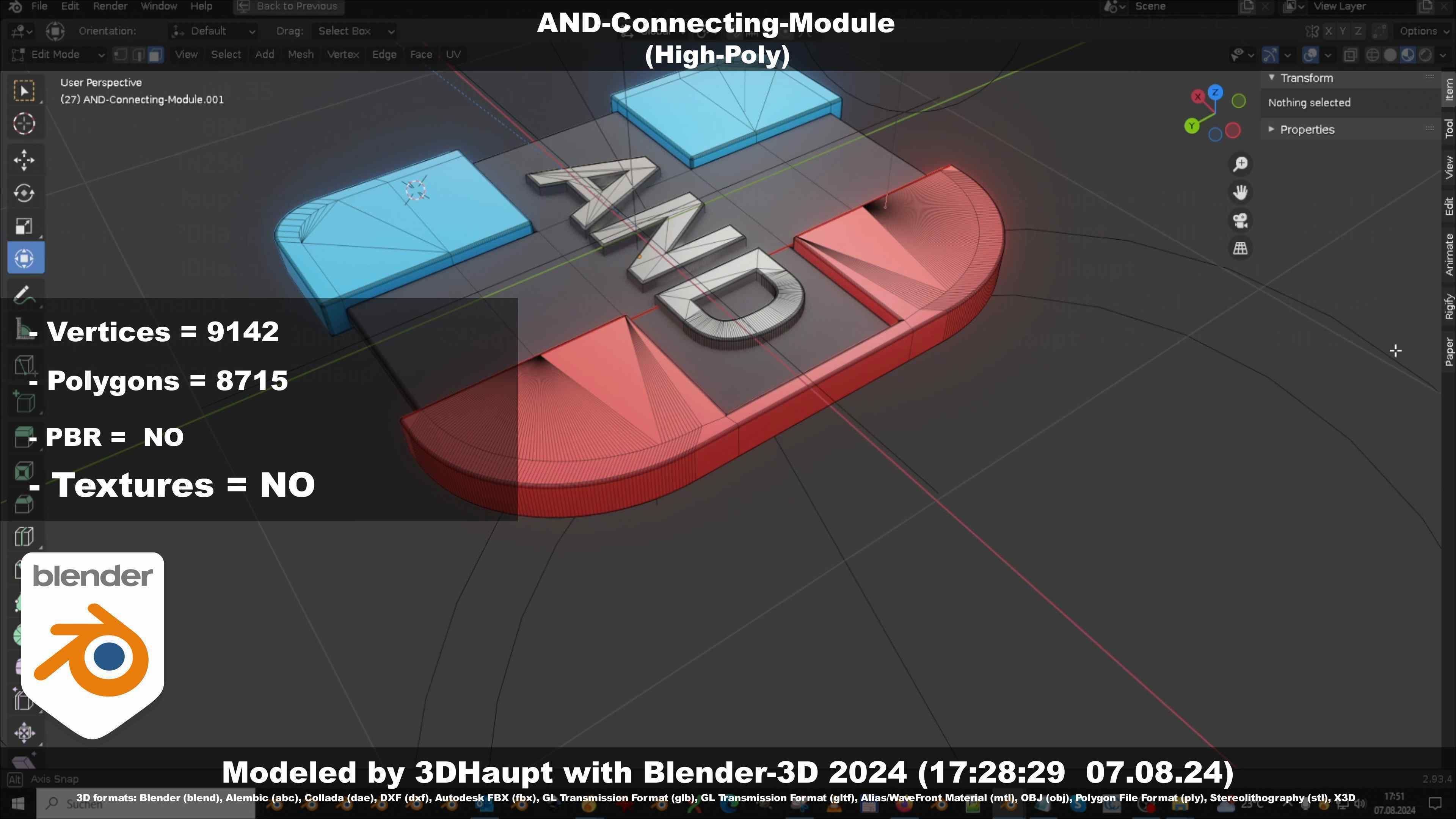 AND-Connecting-Module 3D model_13