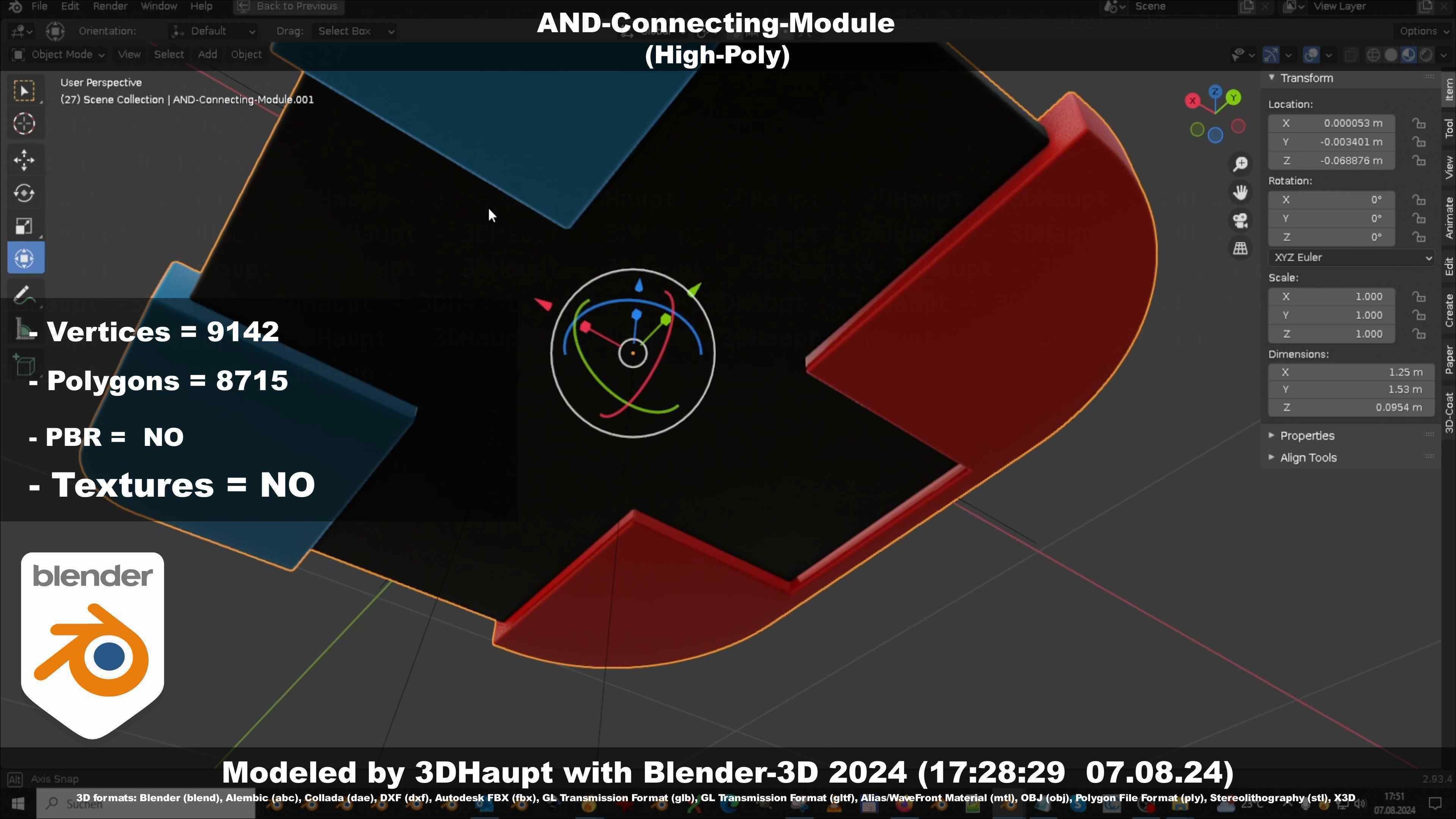 AND-Connecting-Module 3D model_28