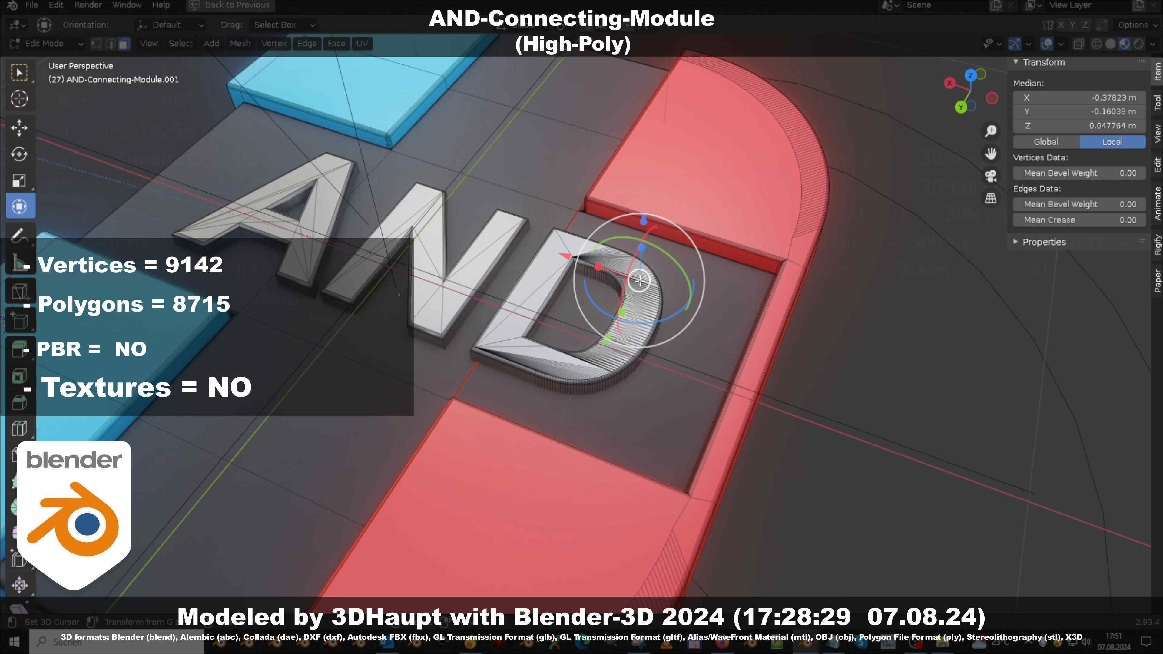 AND-Connecting-Module 3D model_67