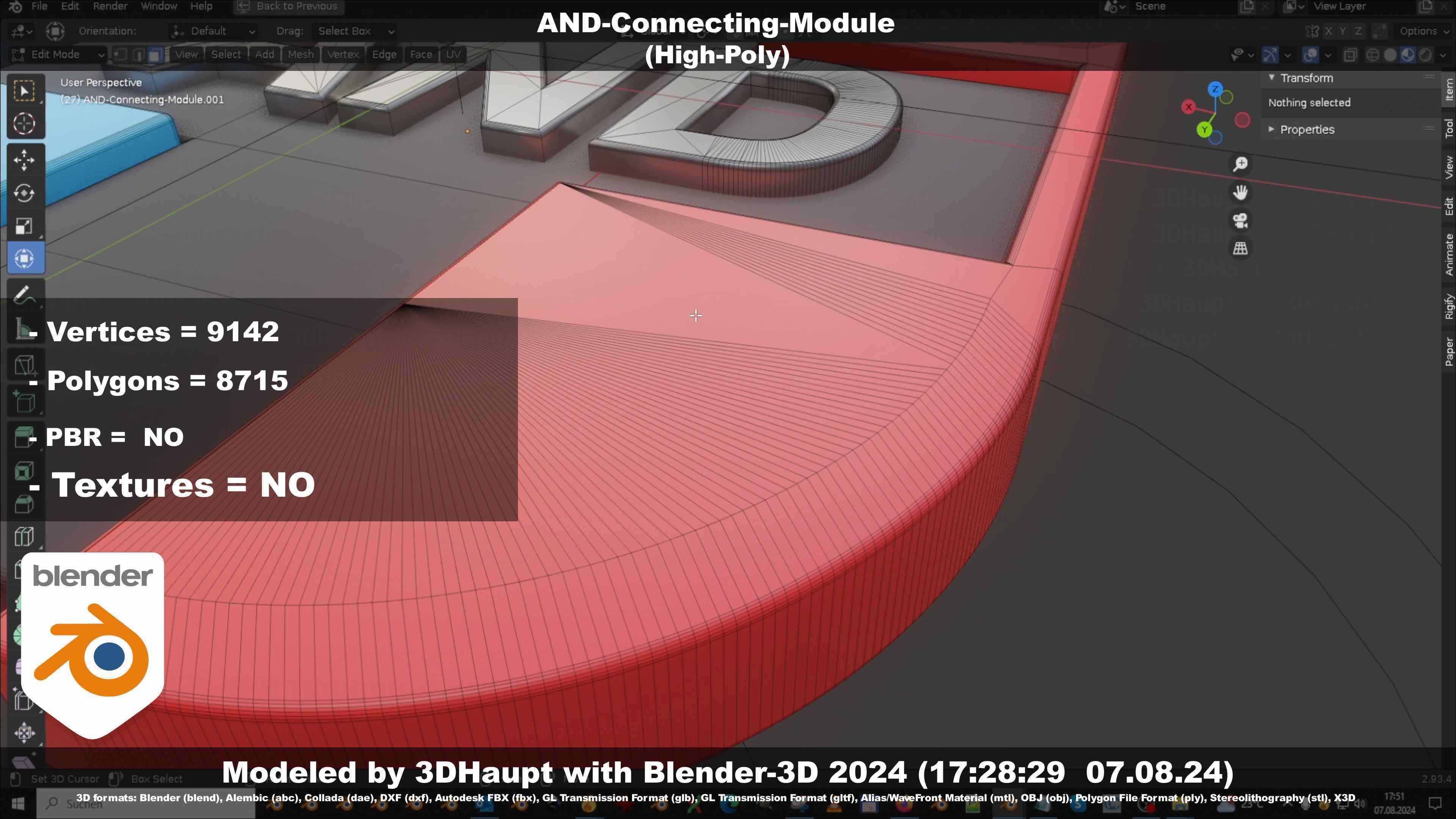 AND-Connecting-Module 3D model_99