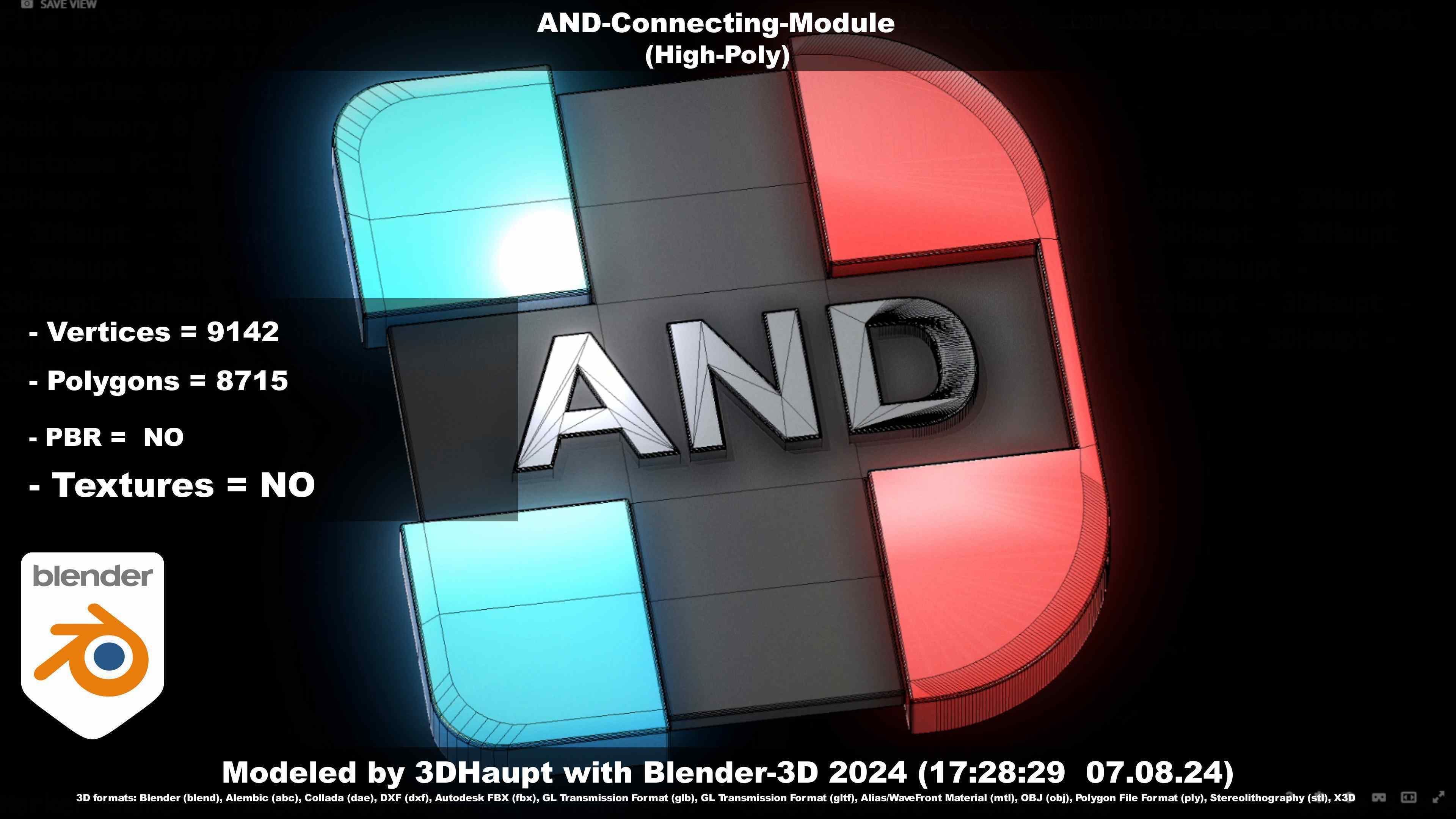 AND-Connecting-Module 3D model_118