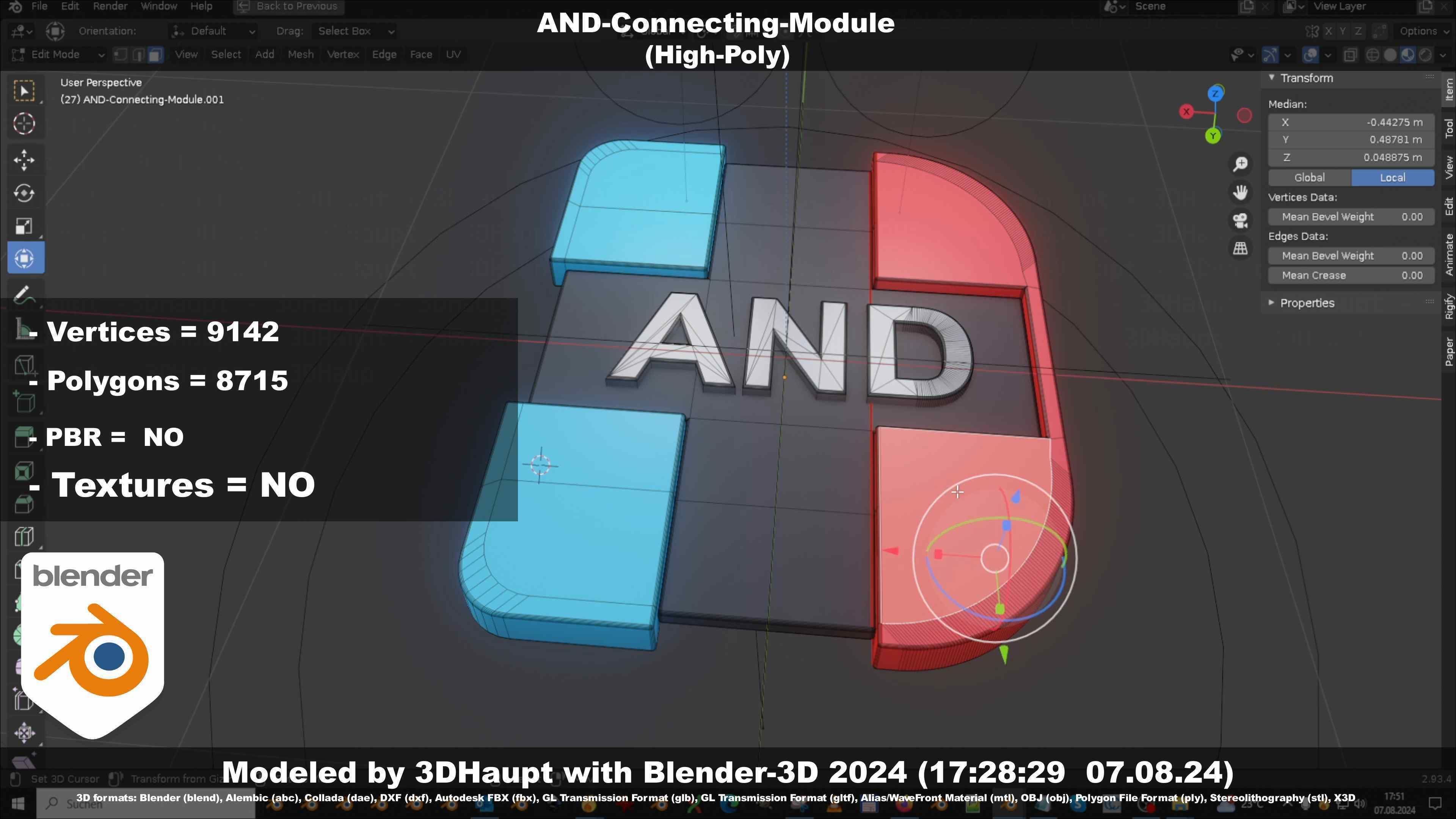 AND-Connecting-Module 3D model_94