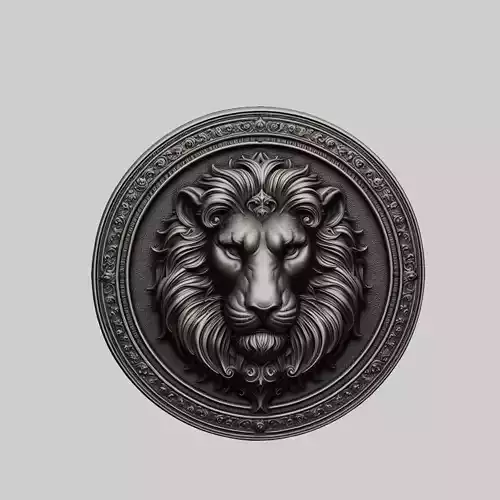 Lion Animal Lion Animal Medallion 