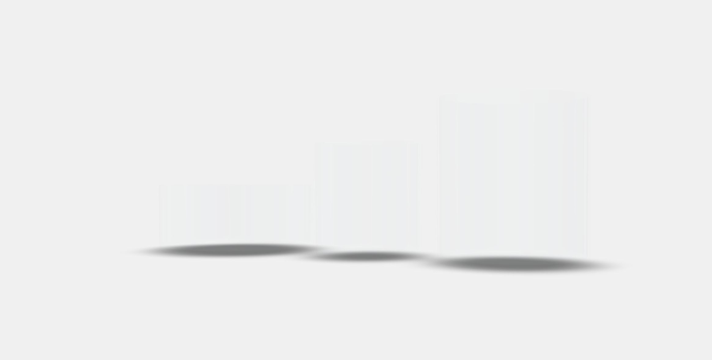 CYLINDER Vase-bowl 3 pcs Low-poly 3D model_13