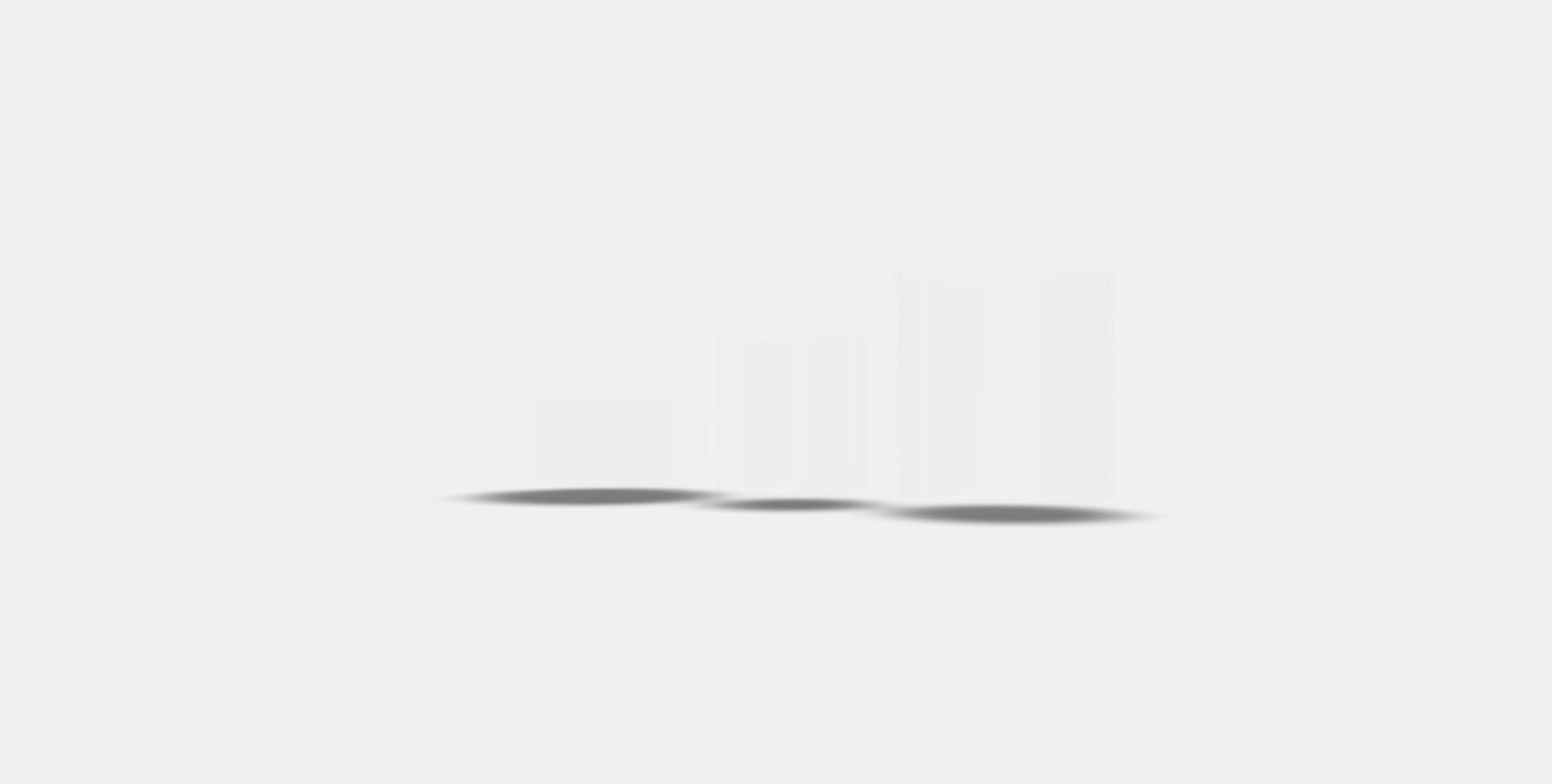 CYLINDER Vase-bowl 3 pcs Low-poly 3D model_12