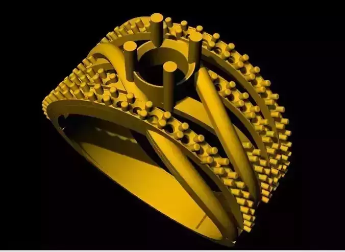 Diamond Highway Ring 3dm file