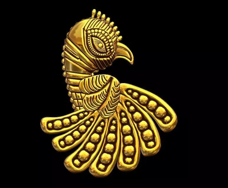 Parrot Pendant Design 3D print model_0
