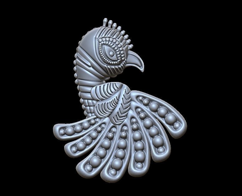 Parrot Pendant Design 3D print model_21
