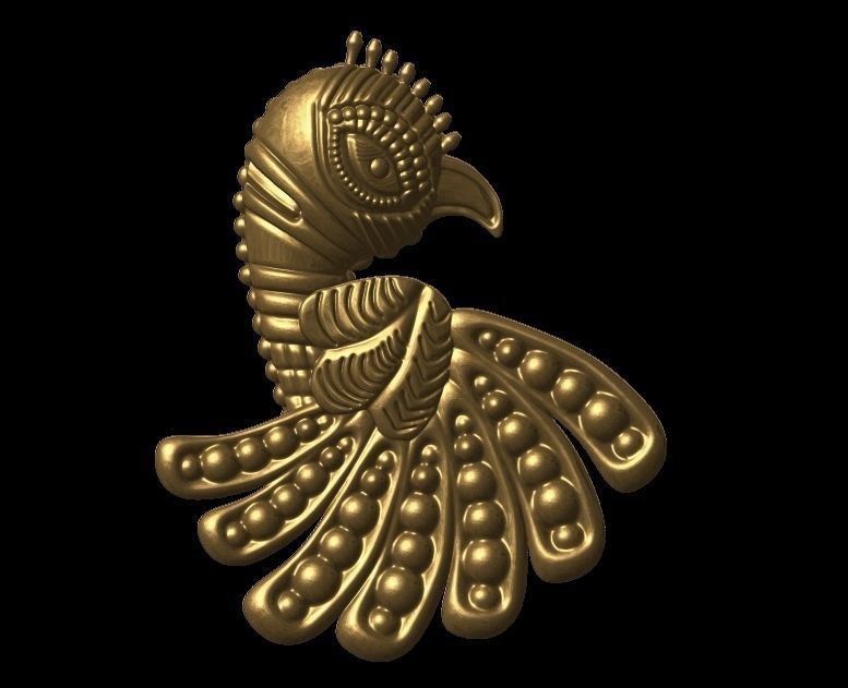 Parrot Pendant Design 3D print model_23