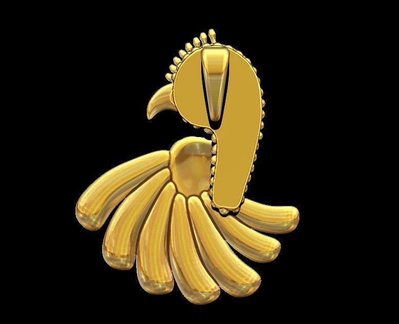 Parrot Pendant Design 3D print model_18