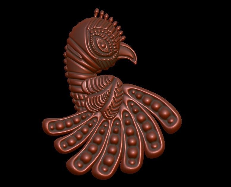 Parrot Pendant Design 3D print model_27