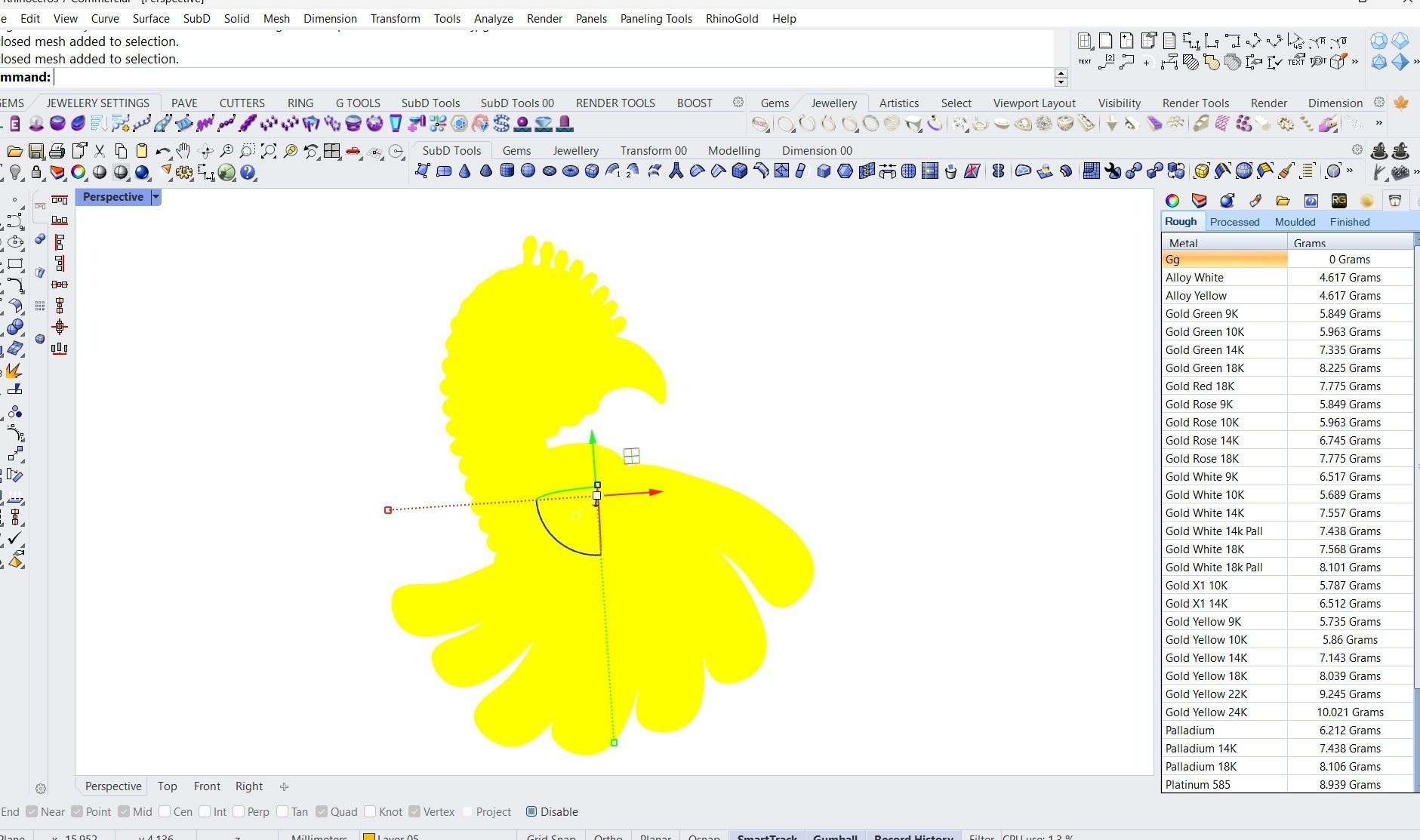 Parrot Pendant Design 3D print model_8