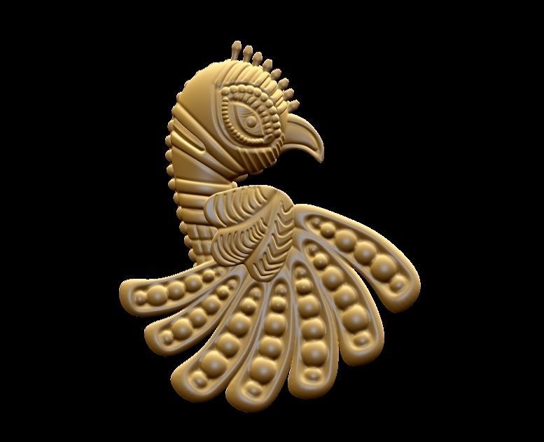 Parrot Pendant Design 3D print model_22