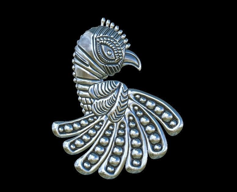 Parrot Pendant Design 3D print model_24