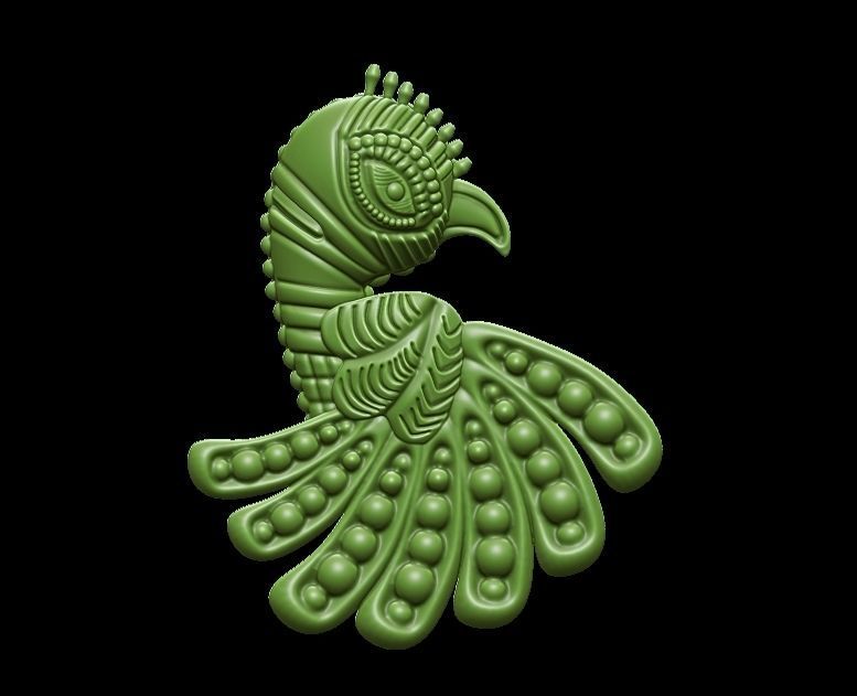Parrot Pendant Design 3D print model_20