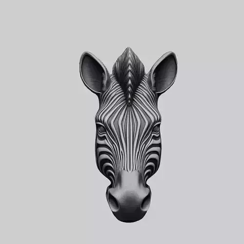 Zebra Animal Zebra Animal Medallion 