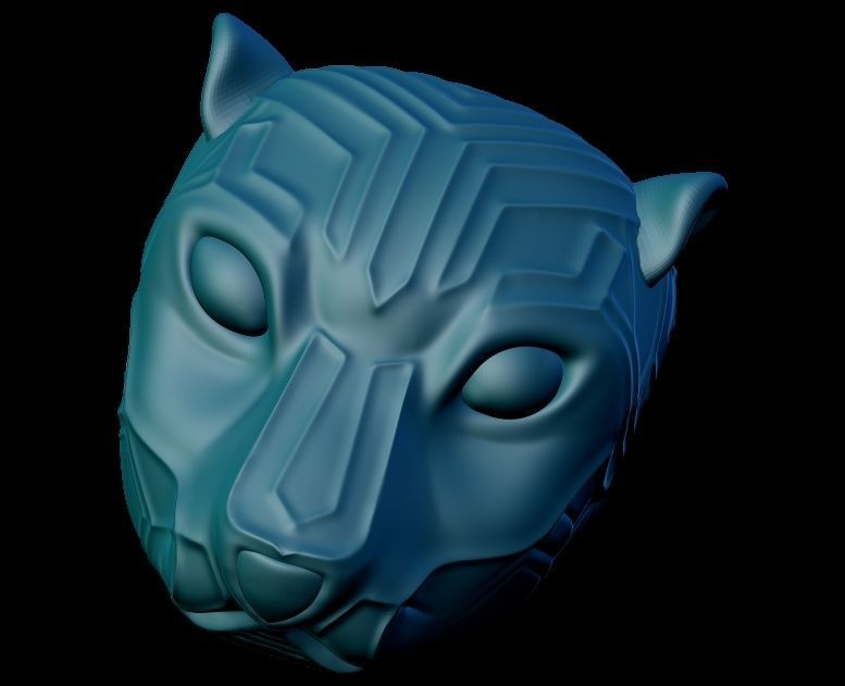 Panther Pendant Design 3D print model_21