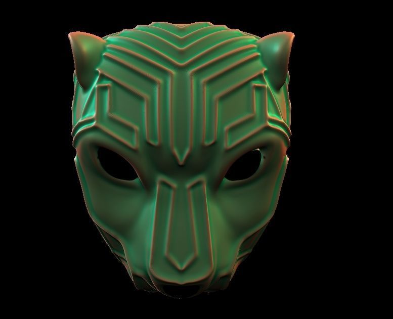 Panther Pendant Design 3D print model_16