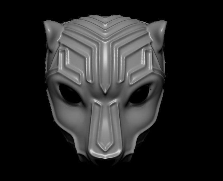 Panther Pendant Design 3D print model_24