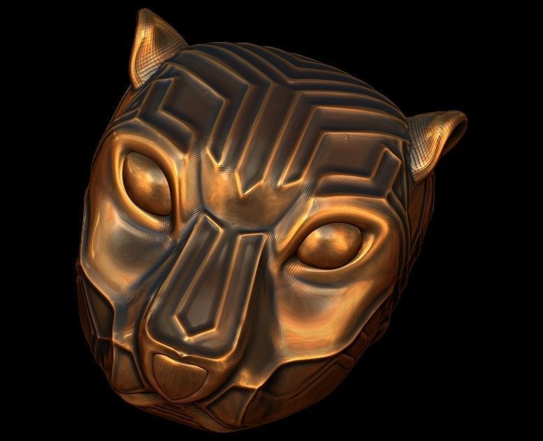 Panther Pendant Design 3D print model_19