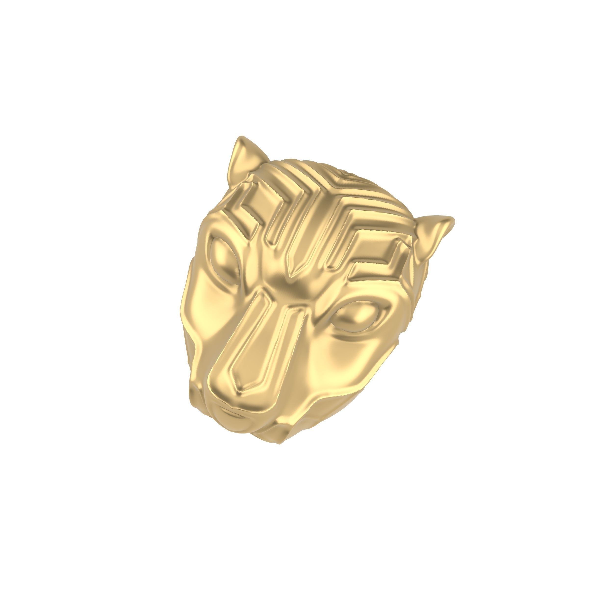 Panther Pendant Design 3D print model_10