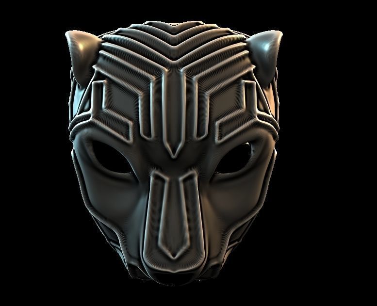 Panther Pendant Design 3D print model_11