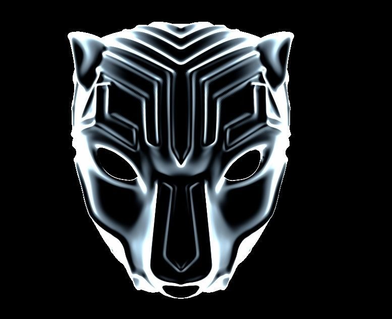 Panther Pendant Design 3D print model_5