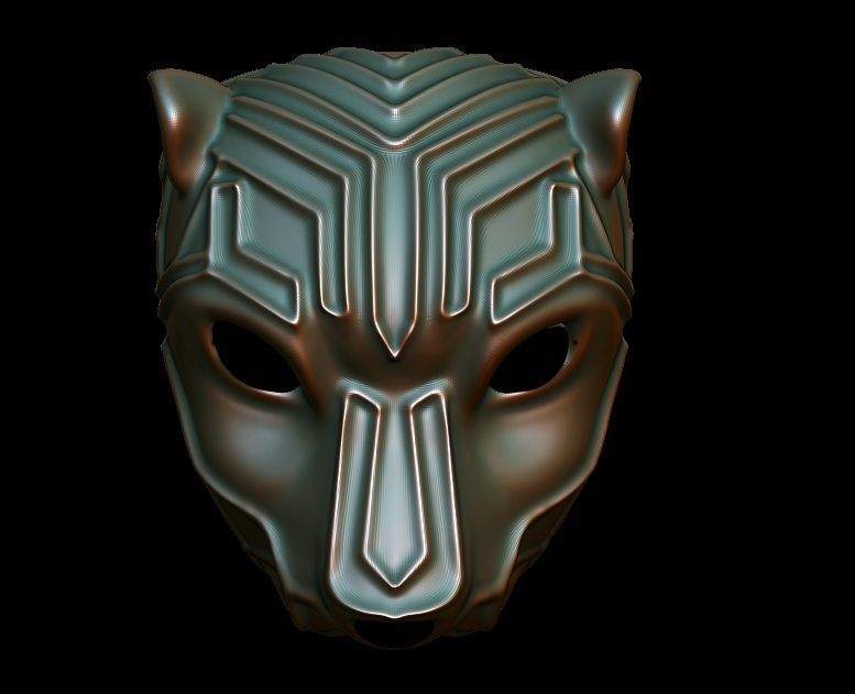 Panther Pendant Design 3D print model_13