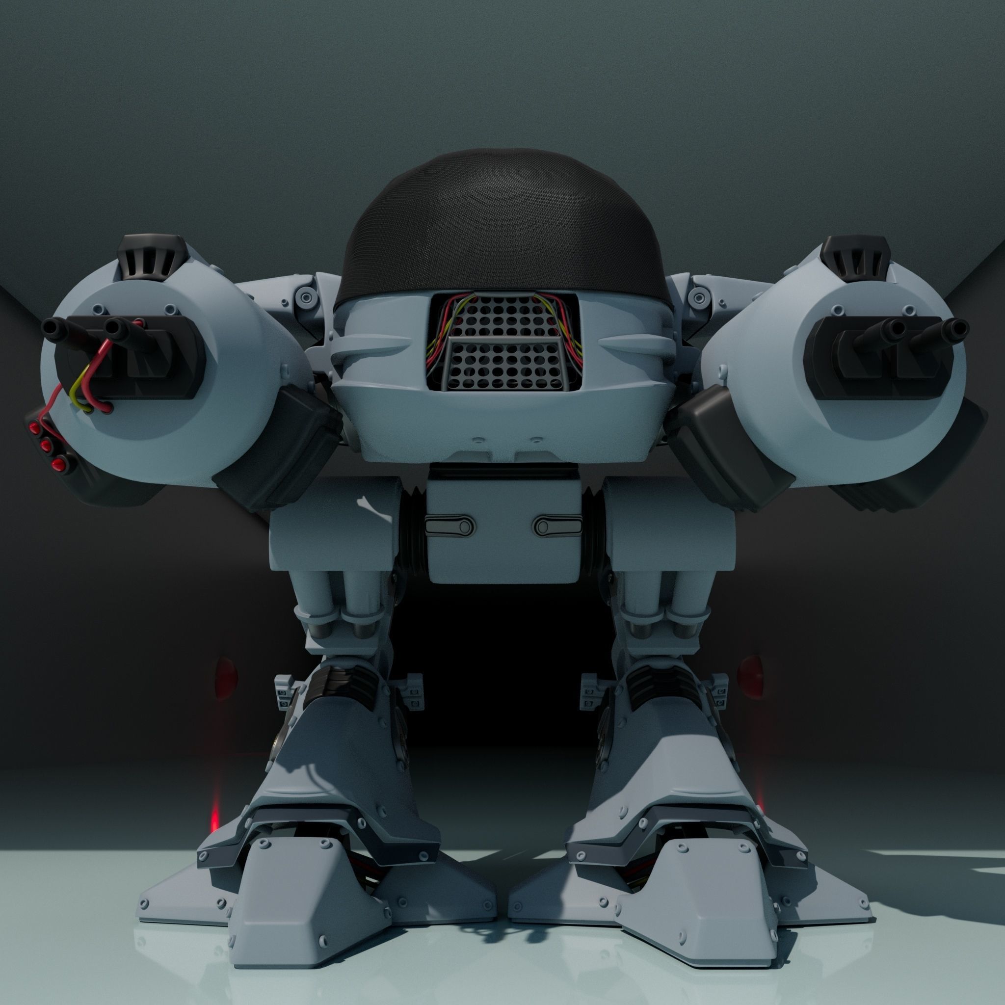 Ed-209 Robocop 3D model_3