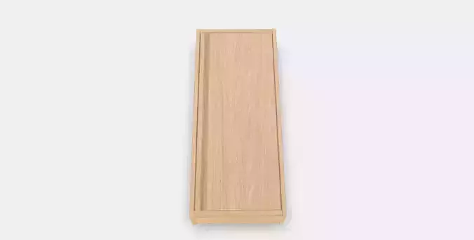 ANGSJON Wall cabinet with doors Low-poly 3D model
