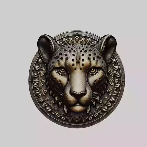 Cheetah Animal Cheetah Animal Medallion 