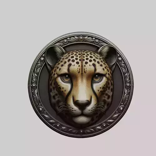 Cheetah Animal Cheetah Animal Medallion 