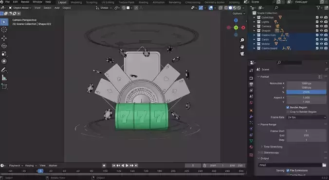 Blender 3d Casino Assets