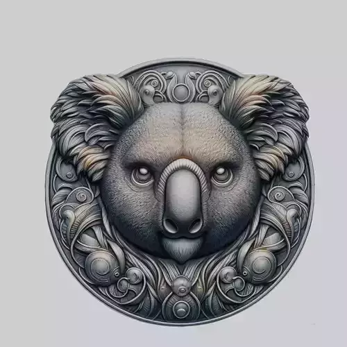 Koala Animal Koala Animal Medallion 