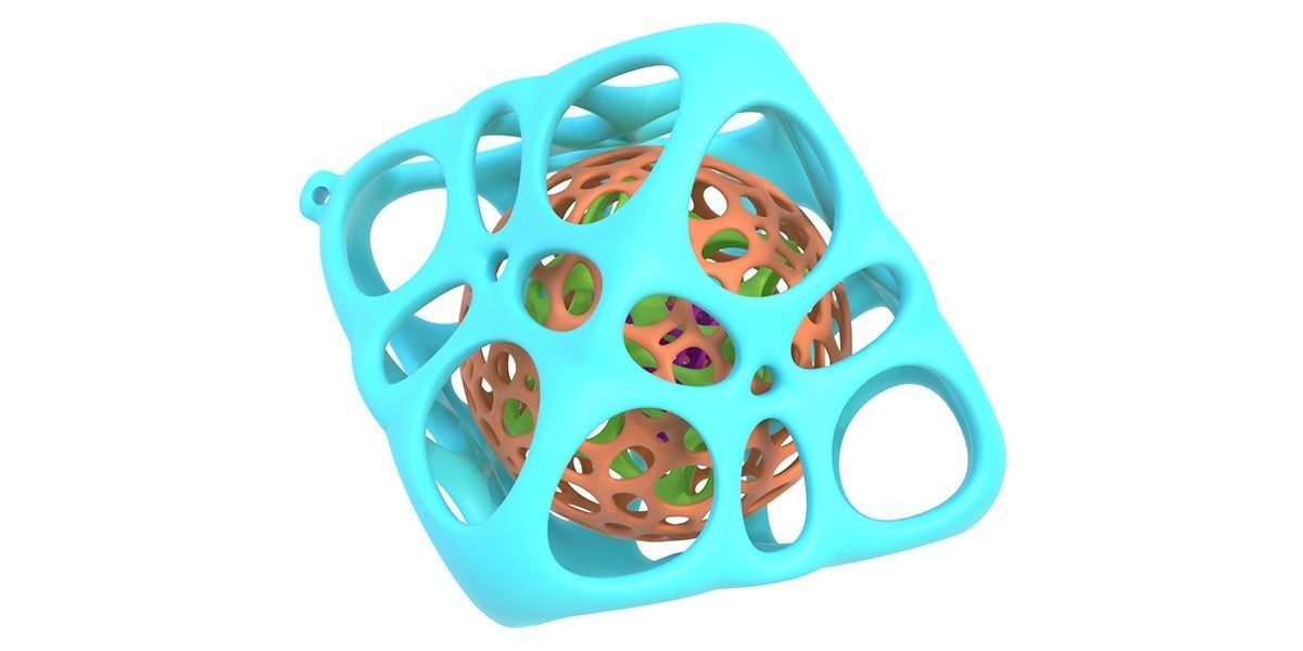 Keychain 08 3D model_2