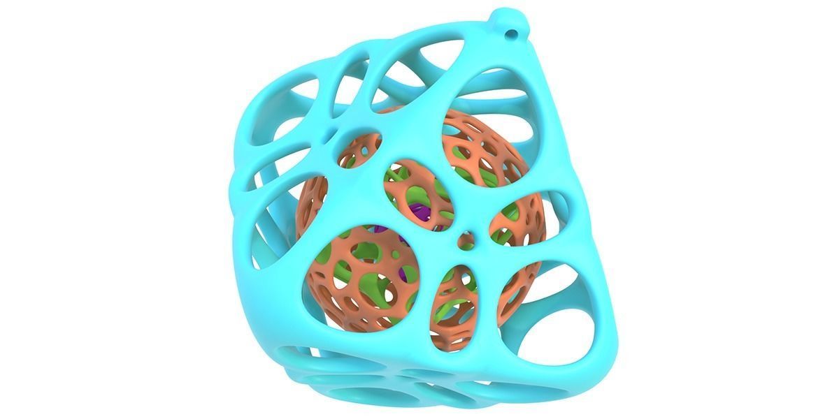 Keychain 08 3D model_1